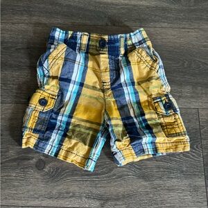 24m Plaid Kids Shorts